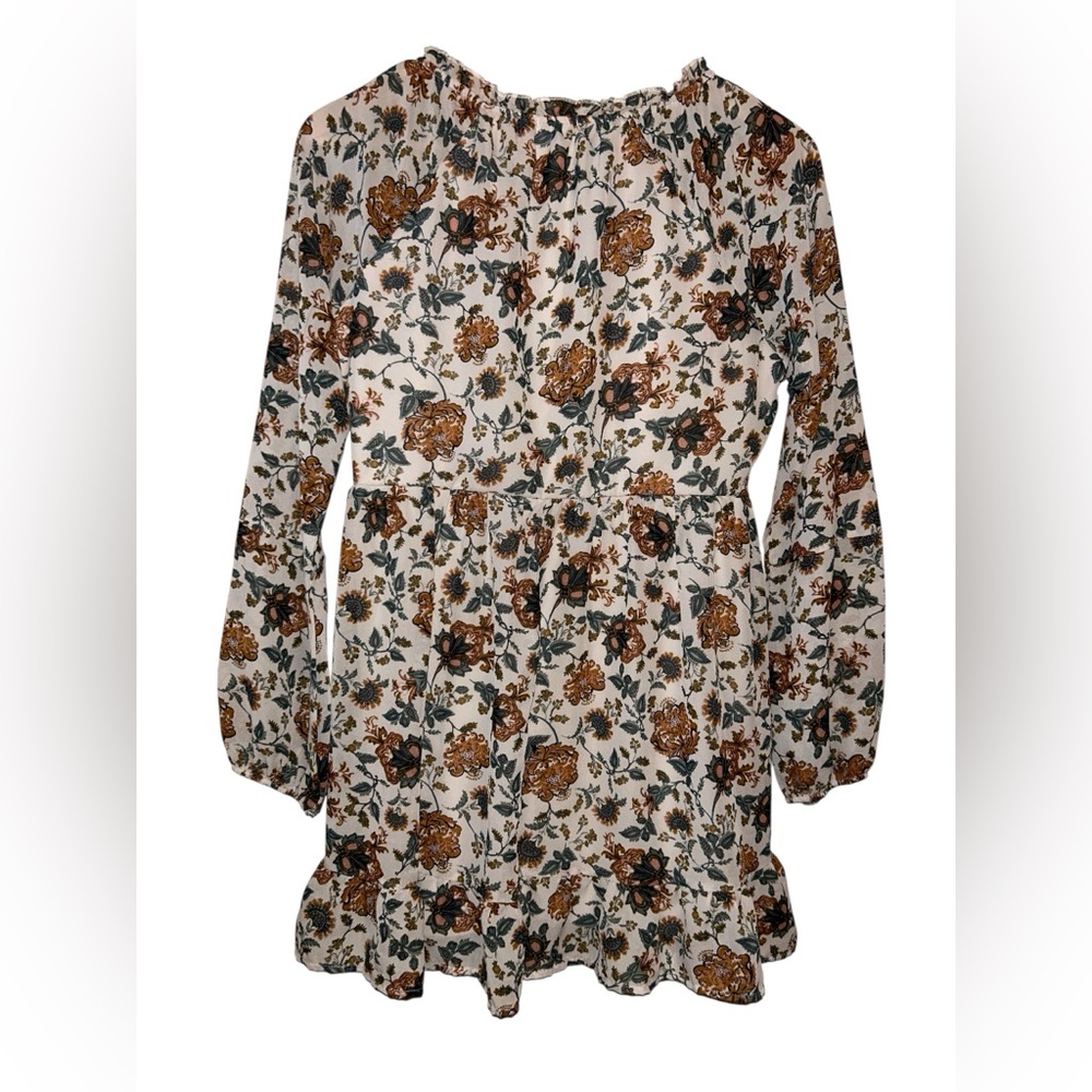 Boho Revival Ophelia Roe Floral Soft Girl Mini Dress Women’s Size Small - Picture 3 of 8